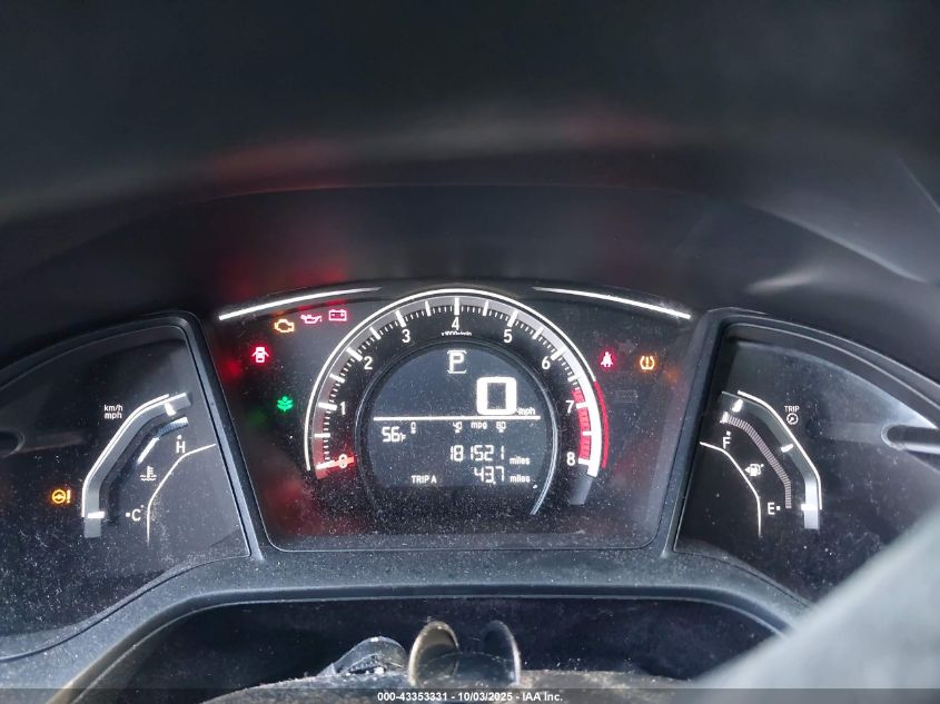 2016 Honda Civic Lx VIN: 19XFC2F56GE206263 Lot: 43353331