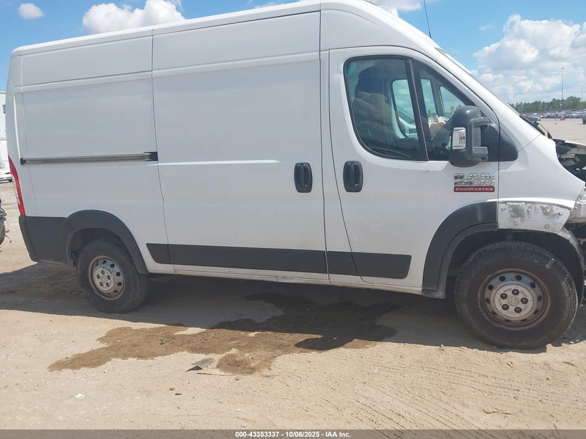 2019 RAM PROMASTER 2500 HIGH ROOF 136 WB 3C6TRVCG6KE522982