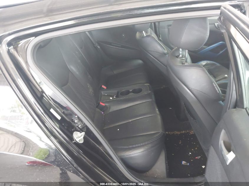 2013 Hyundai Veloster Turbo W/Blue VIN: KMHTC6AEXDU167848 Lot: 43353403