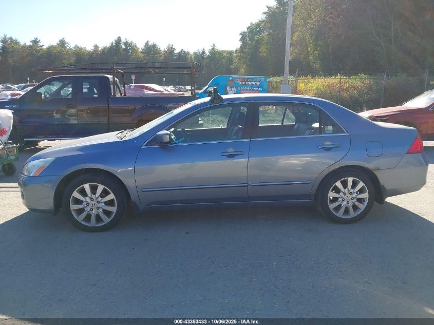 2007 Honda Accord 3.0 Ex VIN: 1HGCM66517A052153 Lot: 43353433