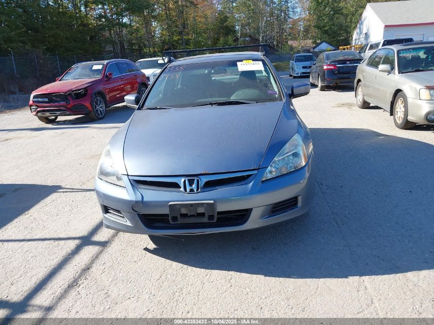 2007 Honda Accord 3.0 Ex VIN: 1HGCM66517A052153 Lot: 43353433