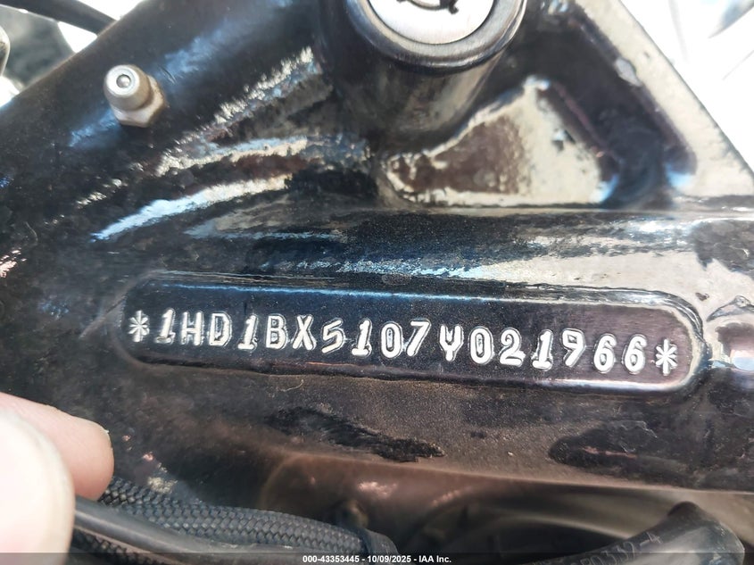 2007 Harley-Davidson Flstf VIN: 1HD1BX5107Y021966 Lot: 43353445