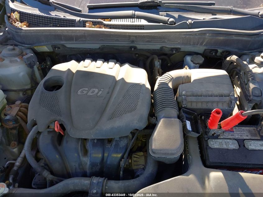 2013 Hyundai Sonata Gls VIN: 5NPEB4AC8DH721837 Lot: 43353449