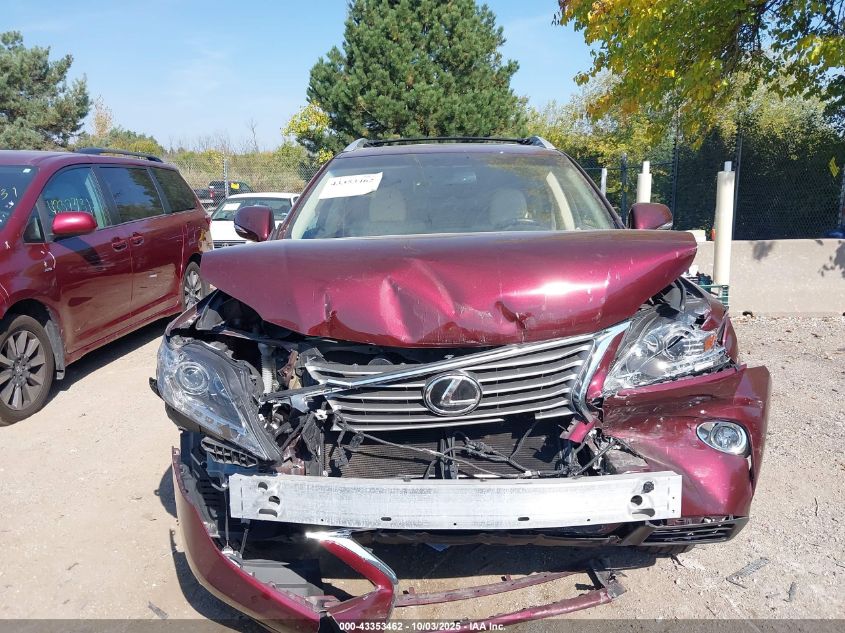 2014 Lexus Rx 350 VIN: 2T2BK1BA4EC249005 Lot: 43353462
