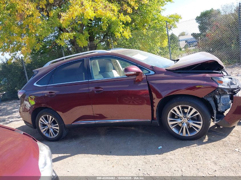 2014 Lexus Rx 350 VIN: 2T2BK1BA4EC249005 Lot: 43353462