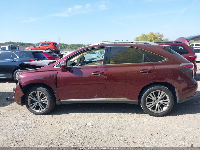 2014 Lexus Rx 350 VIN: 2T2BK1BA4EC249005 Lot: 43353462