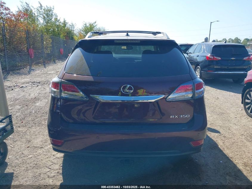 2014 Lexus Rx 350 VIN: 2T2BK1BA4EC249005 Lot: 43353462