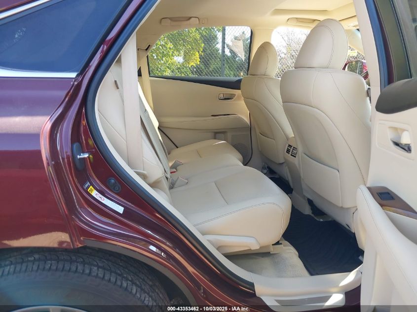 2014 Lexus Rx 350 VIN: 2T2BK1BA4EC249005 Lot: 43353462