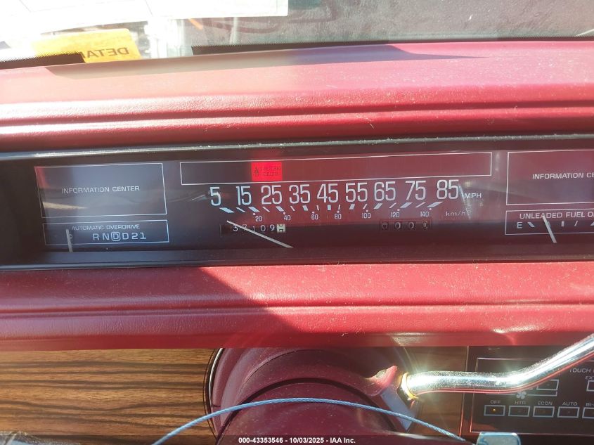 1990 Buick Electra Park Avenue VIN: 1G4CW54C0L1605644 Lot: 43353546