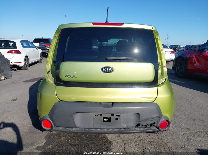 2015 KIA SOUL + KNDJP3A55F7788382