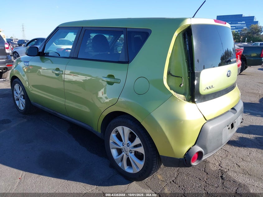 2015 KIA SOUL + KNDJP3A55F7788382