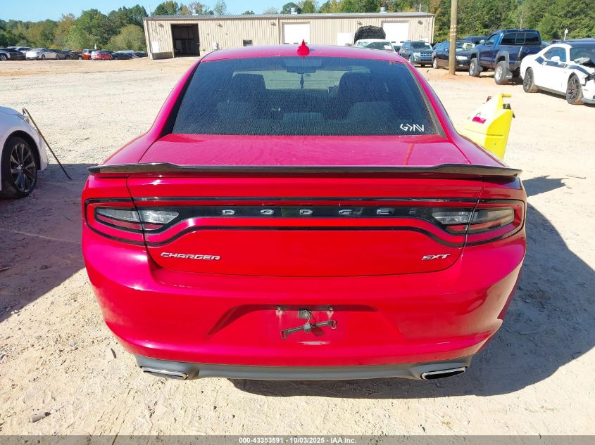 2016 Dodge Charger Sxt VIN: 2C3CDXHG2GH297228 Lot: 43353591