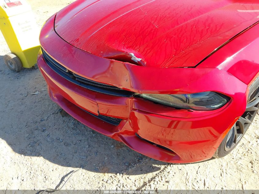 2016 Dodge Charger Sxt VIN: 2C3CDXHG2GH297228 Lot: 43353591