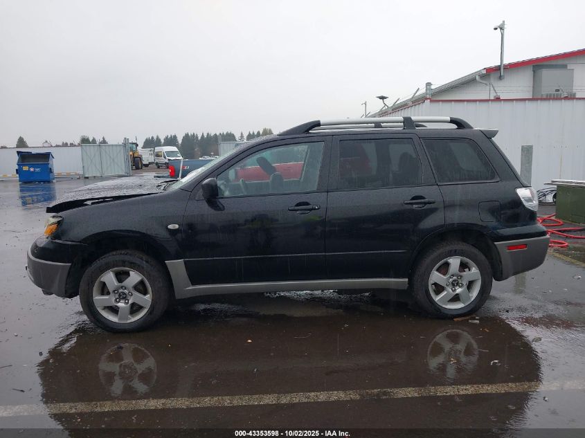 2003 Mitsubishi Outlander Xls VIN: JA4LZ41G93U022737 Lot: 43353598