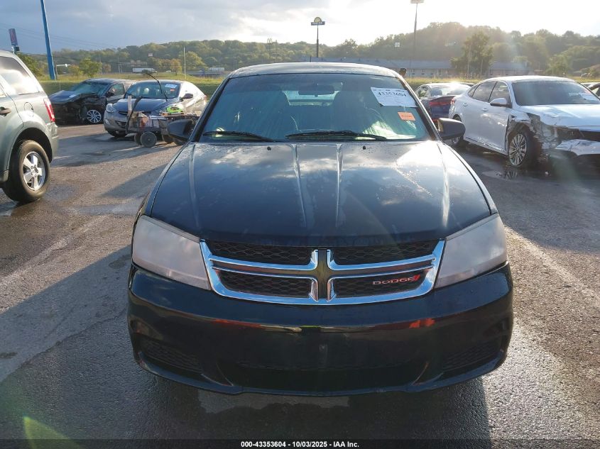 2012 Dodge Avenger Se VIN: 1C3CDZAB5CN243076 Lot: 43353604