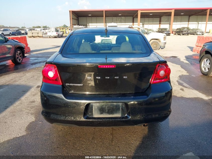 2012 Dodge Avenger Se VIN: 1C3CDZAB5CN243076 Lot: 43353604