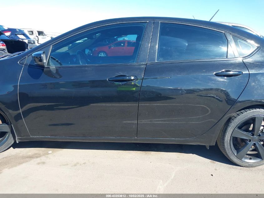 2014 Dodge Dart Gt VIN: 1C3CDFEB5ED870927 Lot: 43353612