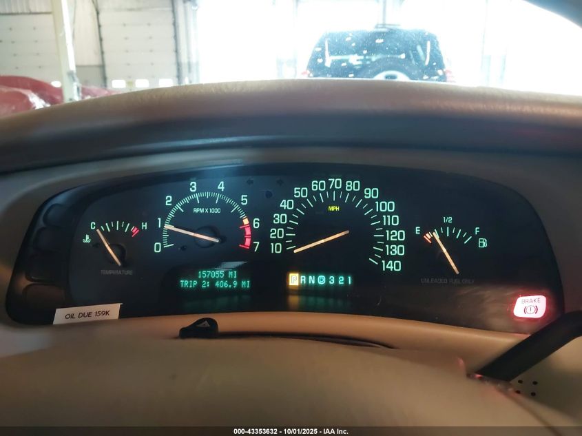 2001 Buick Park Avenue VIN: 1G4CW54K214262841 Lot: 43353632