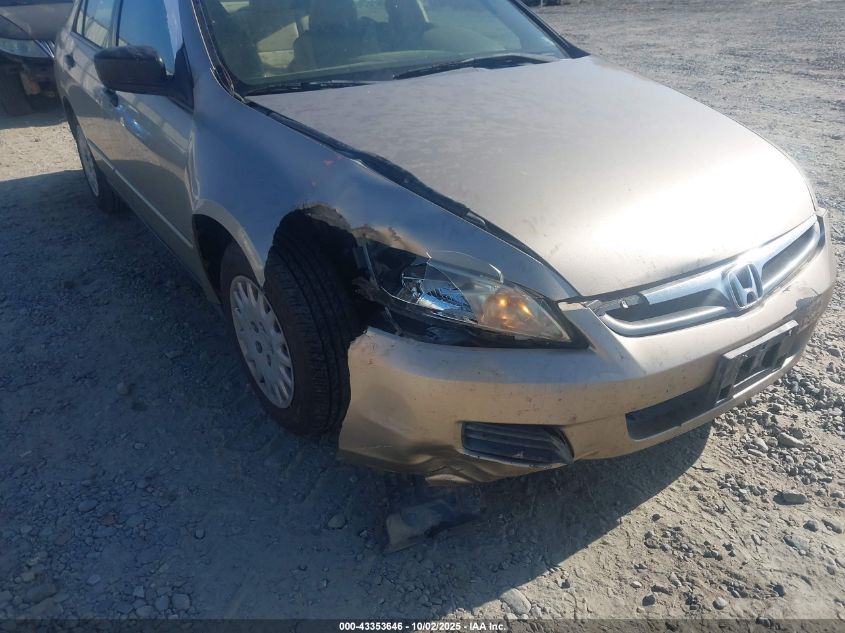 2006 Honda Accord 2.4 Vp VIN: JHMCM56176C000324 Lot: 43353646