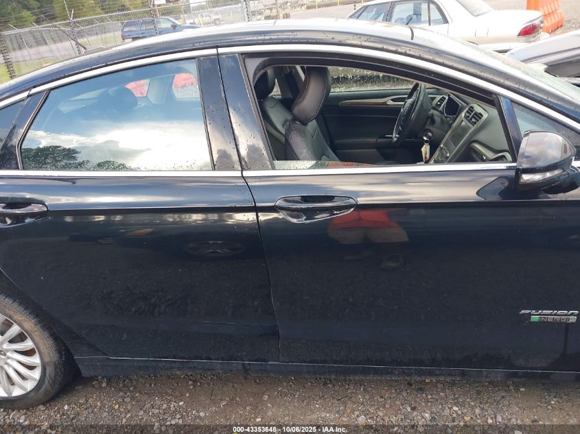 2016 Ford Fusion Energi Se Luxury VIN: 3FA6P0PU8GR374421 Lot: 43353648