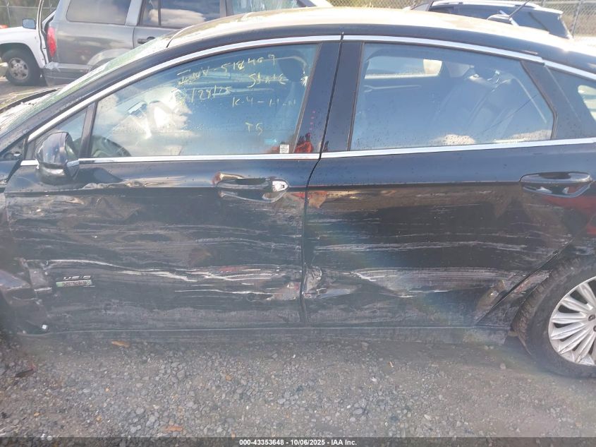 2016 Ford Fusion Energi Se Luxury VIN: 3FA6P0PU8GR374421 Lot: 43353648