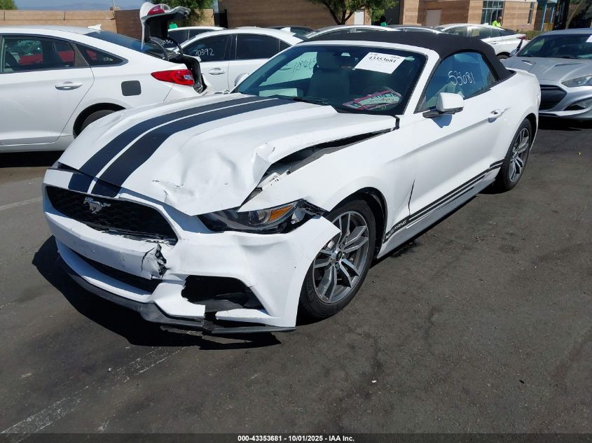 2017 Ford Mustang Ecoboost Premium VIN: 1FATP8UH2H5287871 Lot: 43353681