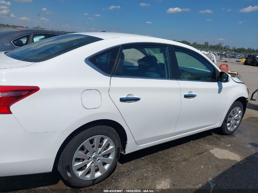 2019 Nissan Sentra S VIN: 3N1AB7AP9KY374301 Lot: 43353687