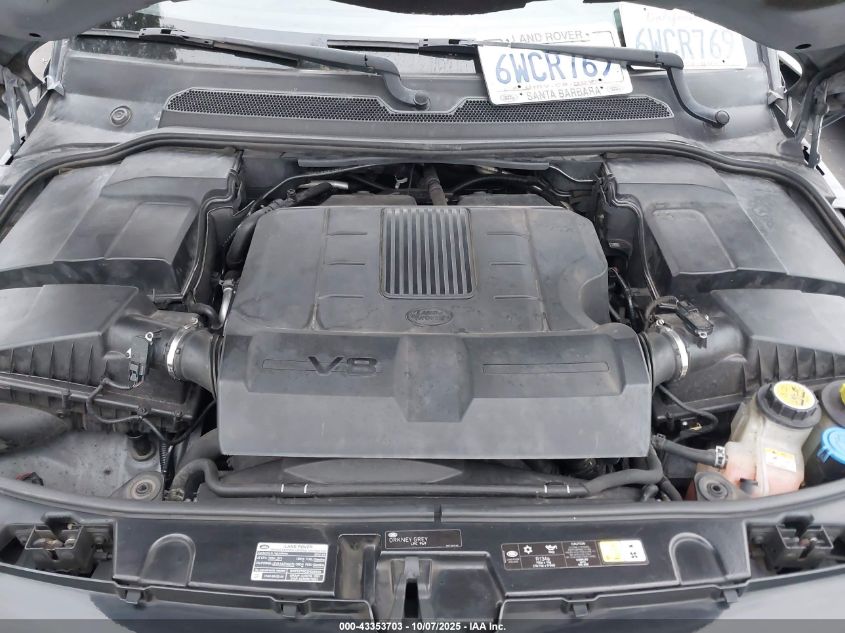 2012 Land Rover Range Rover Sport Hse VIN: SALSF2D41CA741331 Lot: 43353703