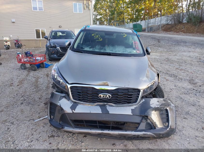 2019 Kia Sorento 2.4L Lx VIN: 5XYPGDA3XKG496819 Lot: 43353716