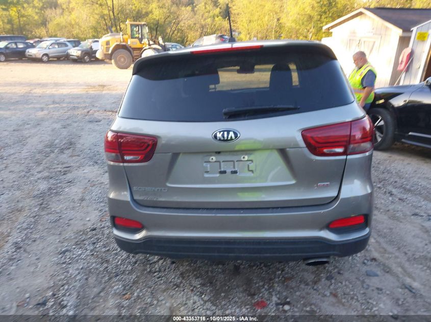 2019 Kia Sorento 2.4L Lx VIN: 5XYPGDA3XKG496819 Lot: 43353716