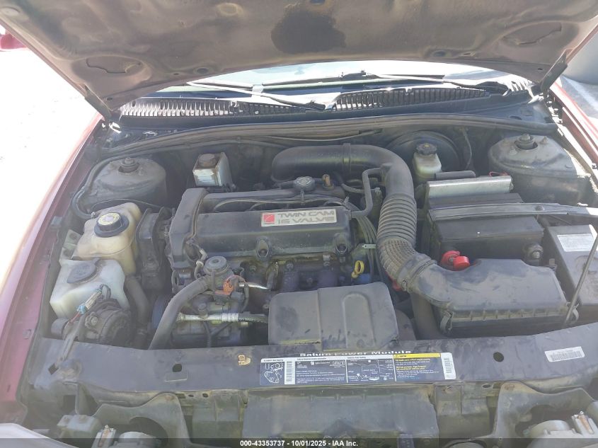 2000 Saturn Sl2 VIN: 1G8ZK5275YZ147635 Lot: 43353737