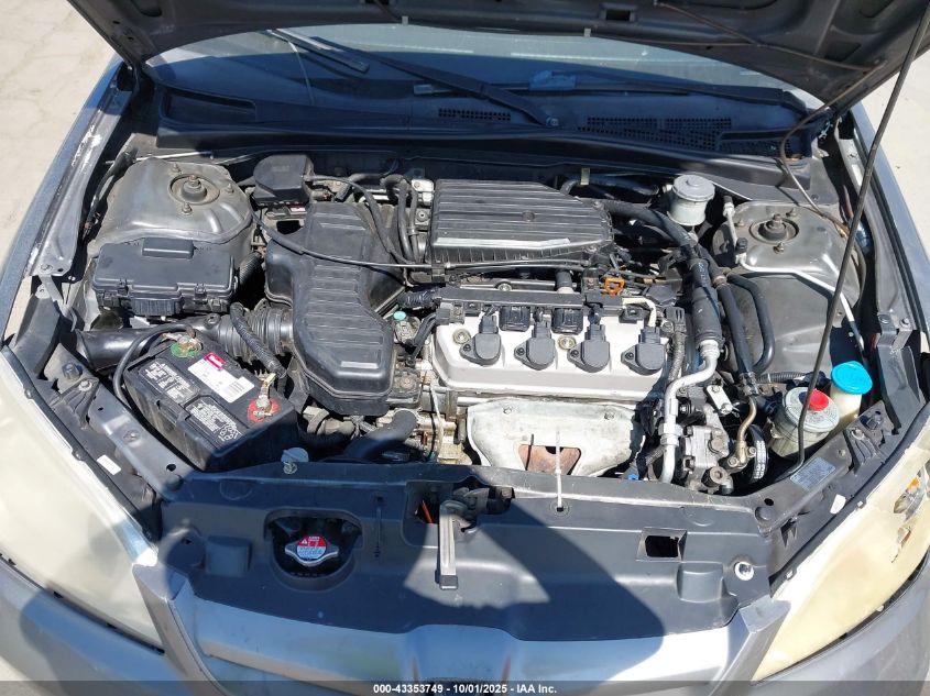 2005 Honda Civic Lx VIN: 2HGES16505H566818 Lot: 43353749