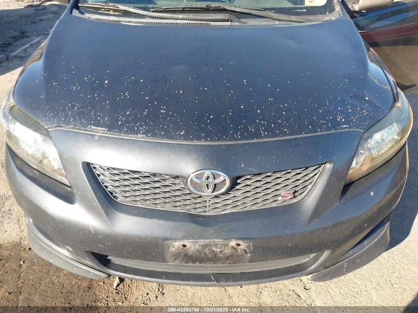 2010 Toyota Corolla S VIN: 1NXBU4EE8AZ378341 Lot: 43353756