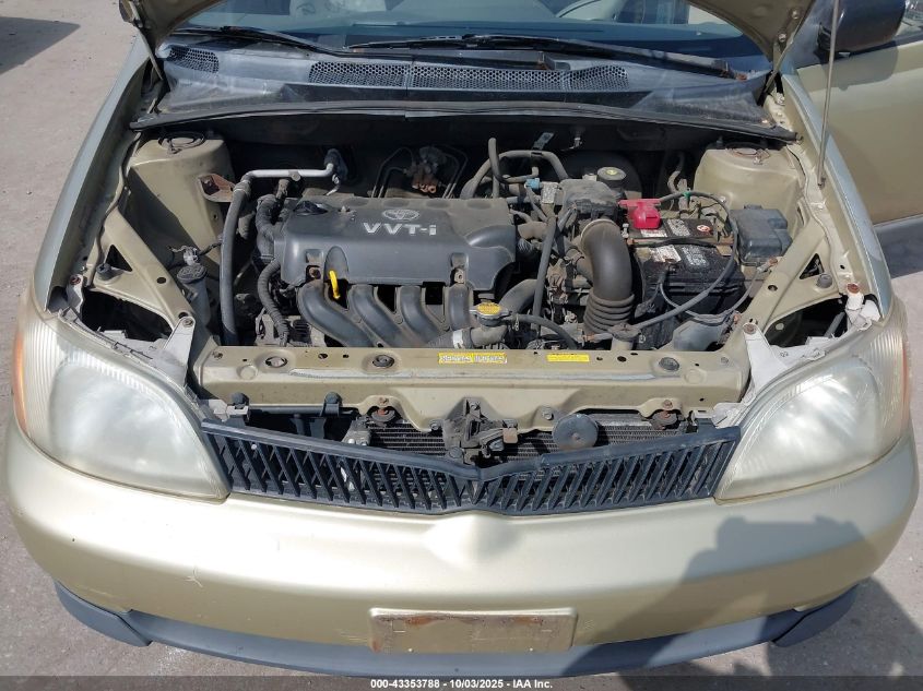 2000 Toyota Echo VIN: JTDBT1235Y0021628 Lot: 43353788