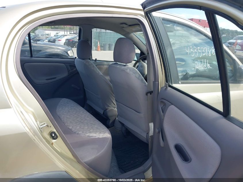 2000 Toyota Echo VIN: JTDBT1235Y0021628 Lot: 43353788