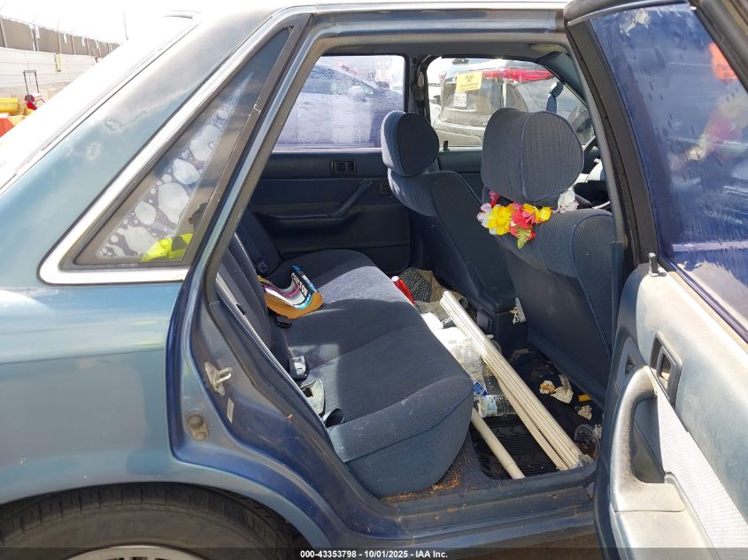 1991 Toyota Camry Dlx VIN: JT2VV21EFM0141296 Lot: 43353798