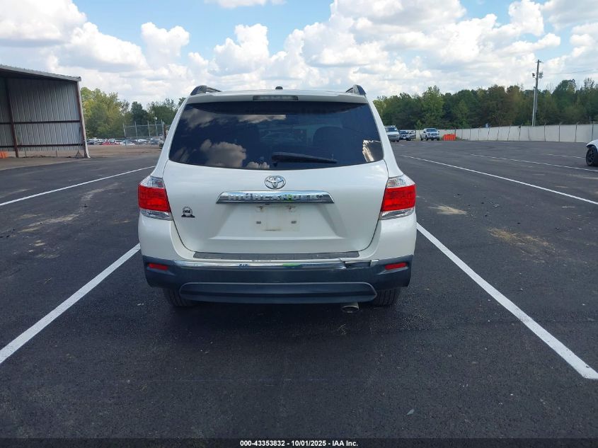 2011 Toyota Highlander Se VIN: 5TDZK3EH7BS027293 Lot: 43353832