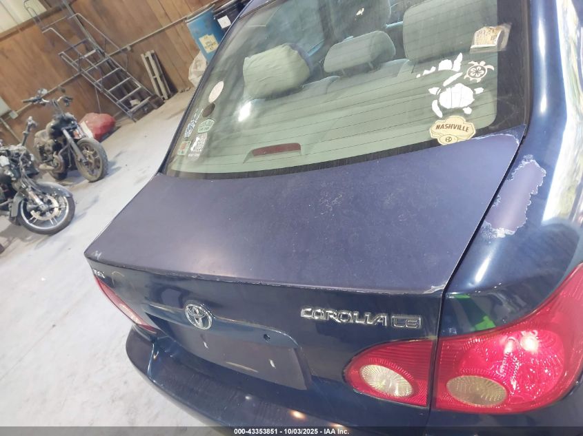 2006 Toyota Corolla Le VIN: 2T1BR32E26C647541 Lot: 43353851