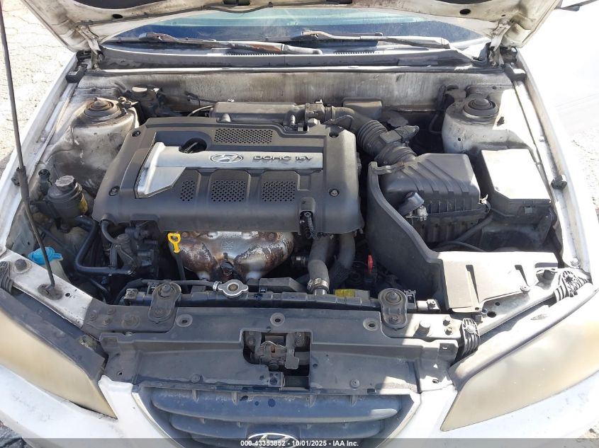 2005 Hyundai Elantra Gls/Gt VIN: KMHDN46D45U008974 Lot: 43353852