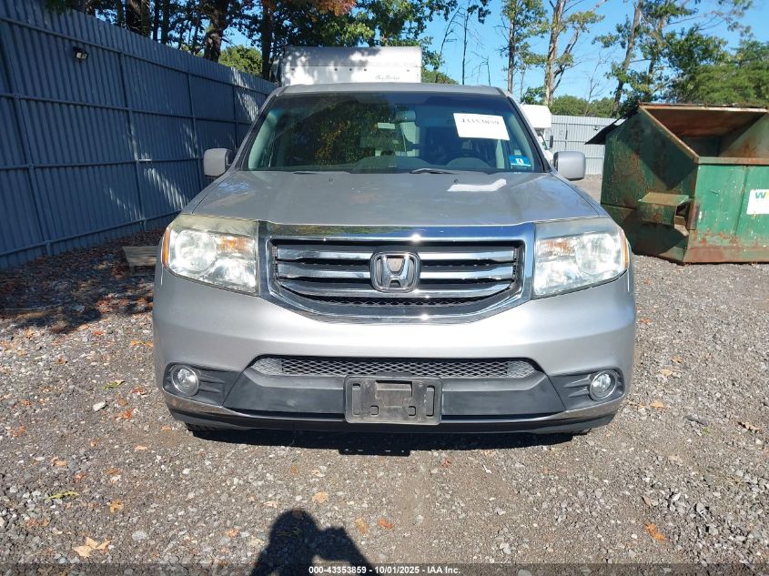 2012 Honda Pilot Ex-L VIN: 5FNYF4H77CB042357 Lot: 43353859