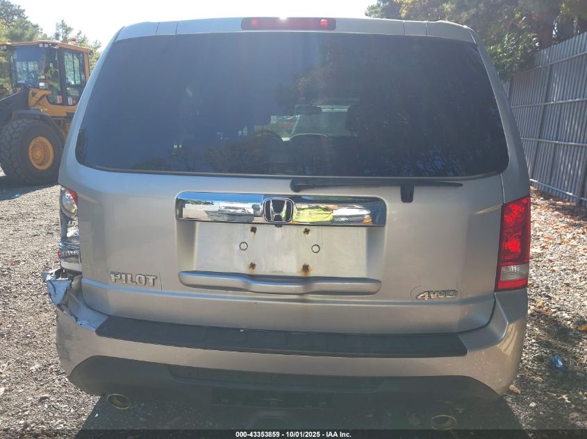 2012 Honda Pilot Ex-L VIN: 5FNYF4H77CB042357 Lot: 43353859