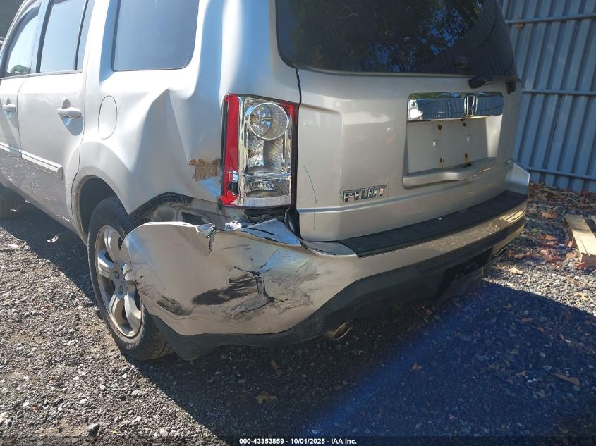 2012 Honda Pilot Ex-L VIN: 5FNYF4H77CB042357 Lot: 43353859