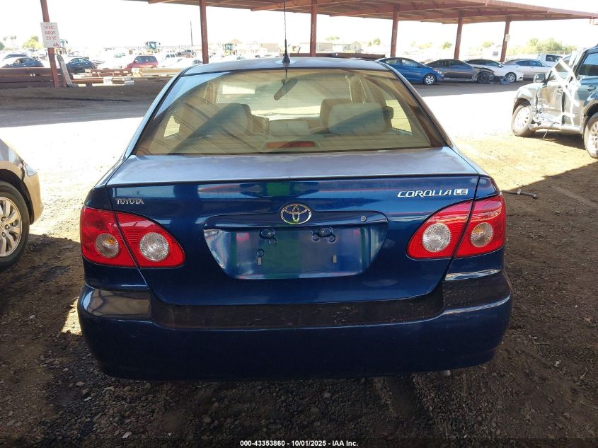 2008 Toyota Corolla Le VIN: 2T1BR32EX8C907929 Lot: 43353860