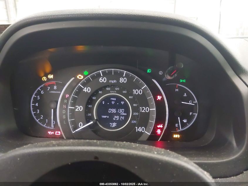 2016 Honda Cr-V Ex-L VIN: 5J6RM4H74GL135215 Lot: 43353862