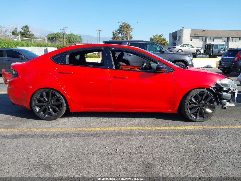 2016 Dodge Dart Sxt VIN: 1C3CDFBBXGD733019 Lot: 43353876