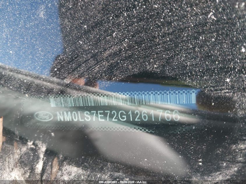 2016 Ford Transit Connect Xl VIN: NM0LS7E72G1261766 Lot: 43353881