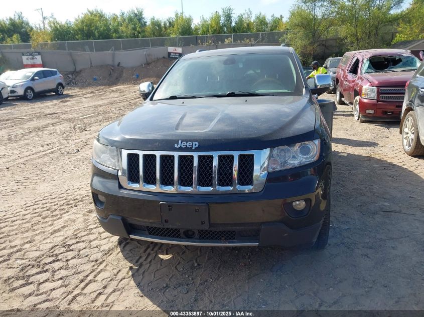 2013 Jeep Grand Cherokee Overland VIN: 1C4RJFCG1DC599463 Lot: 43353897