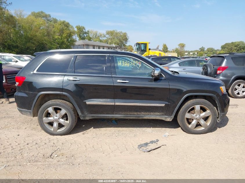 2013 Jeep Grand Cherokee Overland VIN: 1C4RJFCG1DC599463 Lot: 43353897
