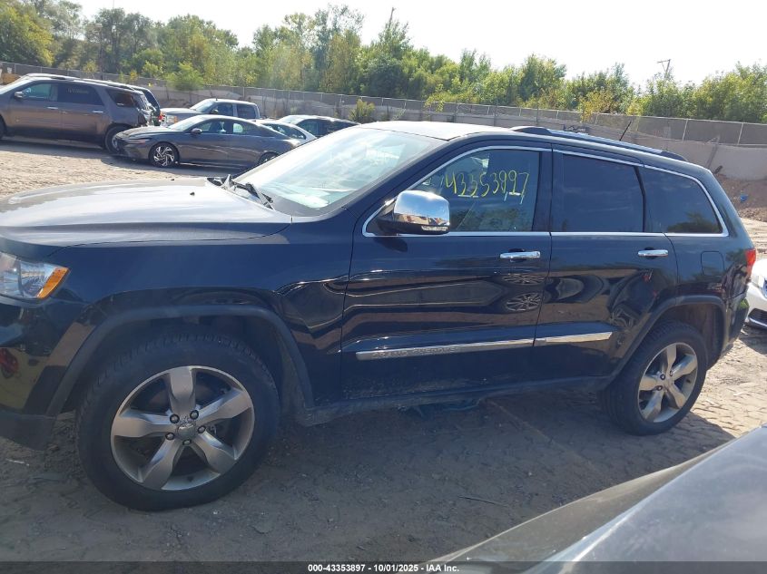 2013 Jeep Grand Cherokee Overland VIN: 1C4RJFCG1DC599463 Lot: 43353897