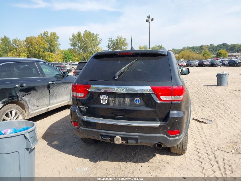 2013 Jeep Grand Cherokee Overland VIN: 1C4RJFCG1DC599463 Lot: 43353897